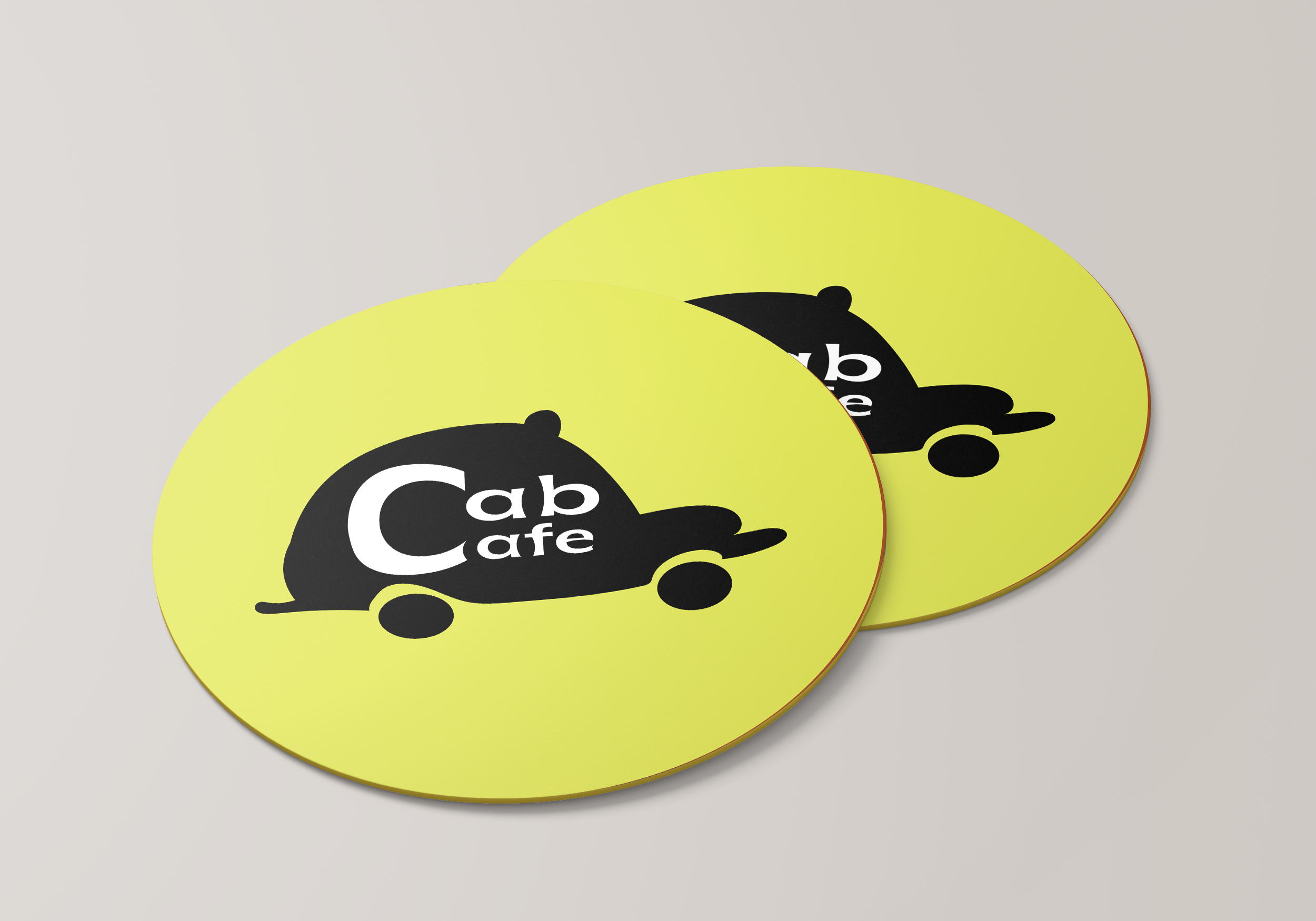 Cab café coasters